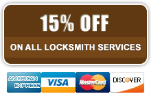 15% of on all locksmith services